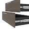 Bestar Orion 2 Drawer Set for Orion 30W Shelving Unit, Bark Gray & Graphite 116161-000047 - alternate 9